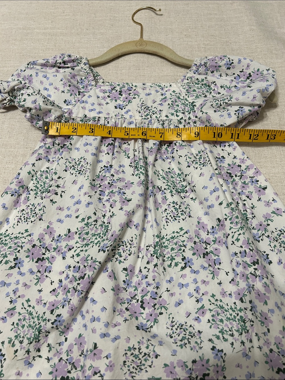 Crewcuts Girls Floral Puff-Sleeve Dress Size 3 Summer Playful Sweet Cottagecore - Picture 10 of 13
